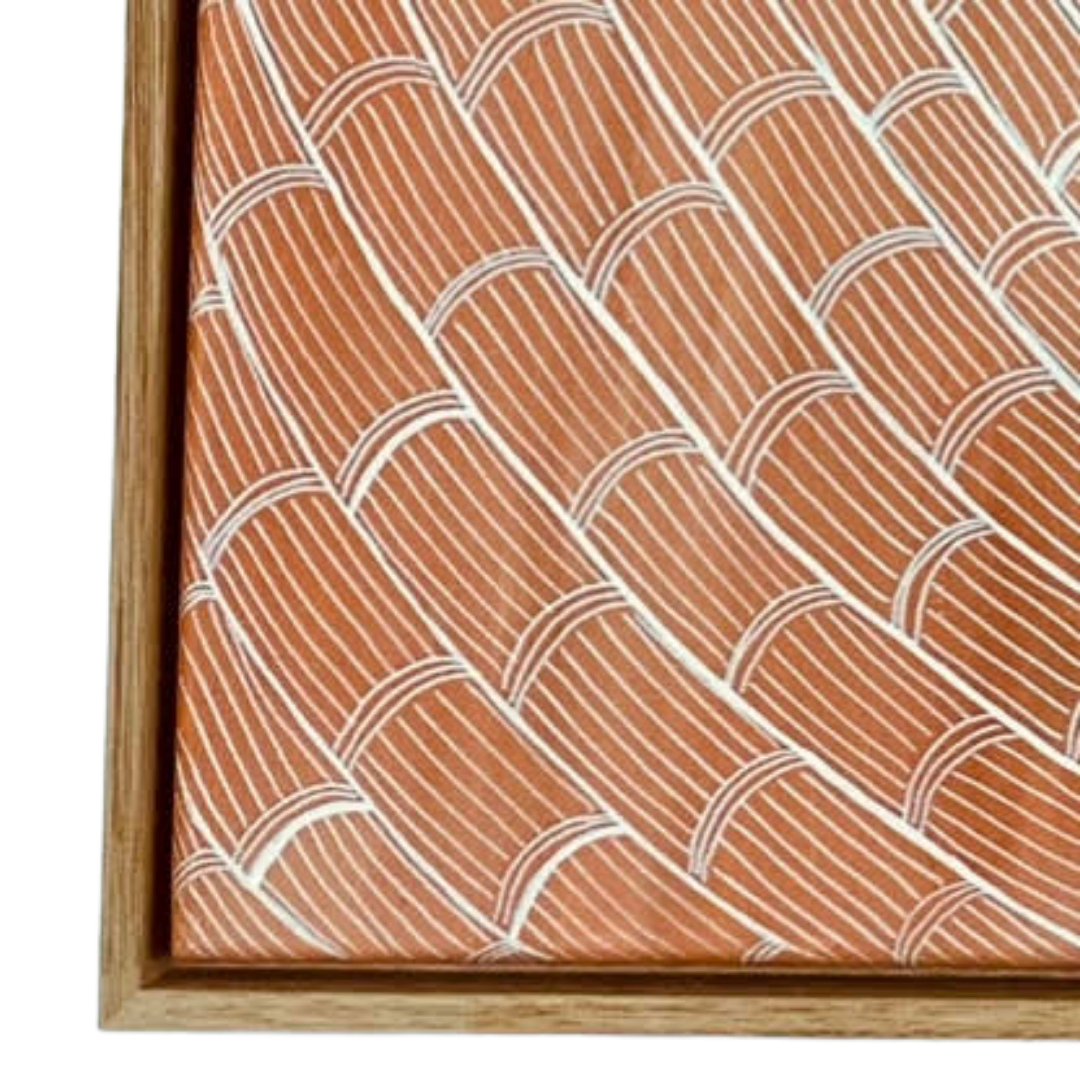 Weaving (Lakun) in Raw Sienna