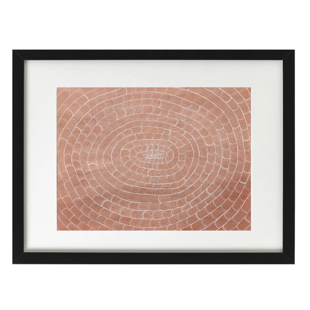 Weaving (Lakun) in Raw Sienna