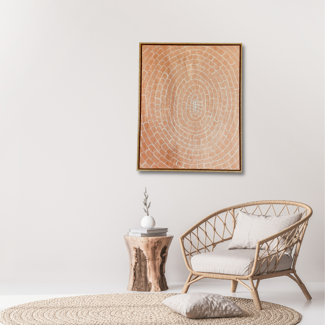 Weaving (Lakun) in Raw Sienna