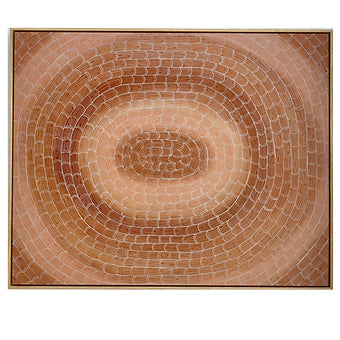 Weaving (Lakun) in Coral/Raw Sienna